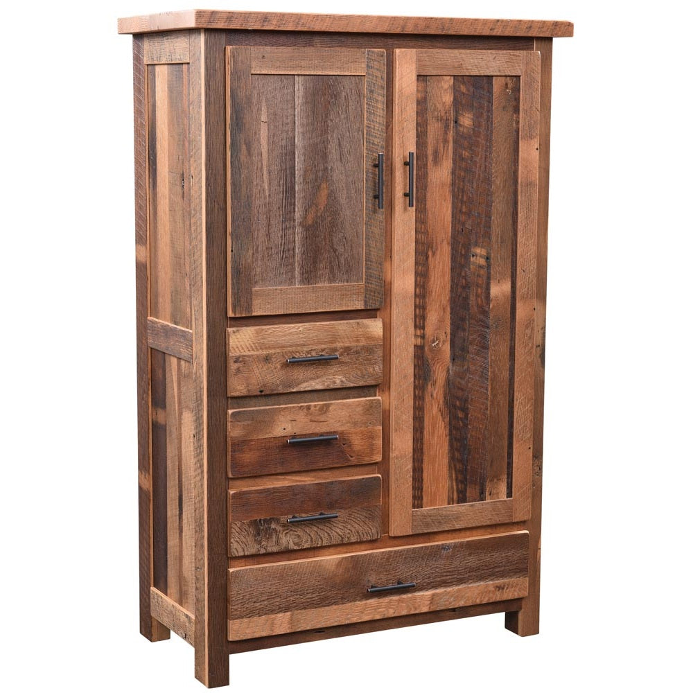 Farmhouse 4 Drawer Armoire