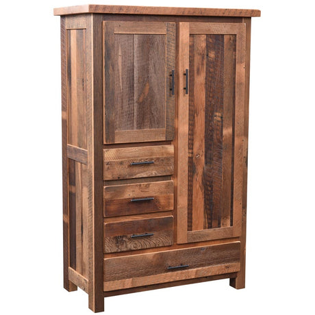 Farmhouse 4 Drawer Armoire