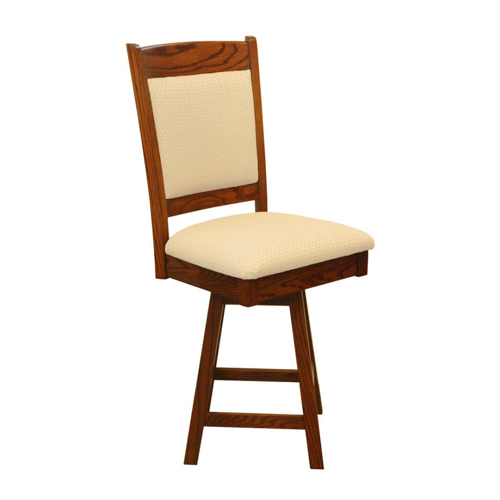 Franklin 24" Swivel Bar Chair with Fabric
