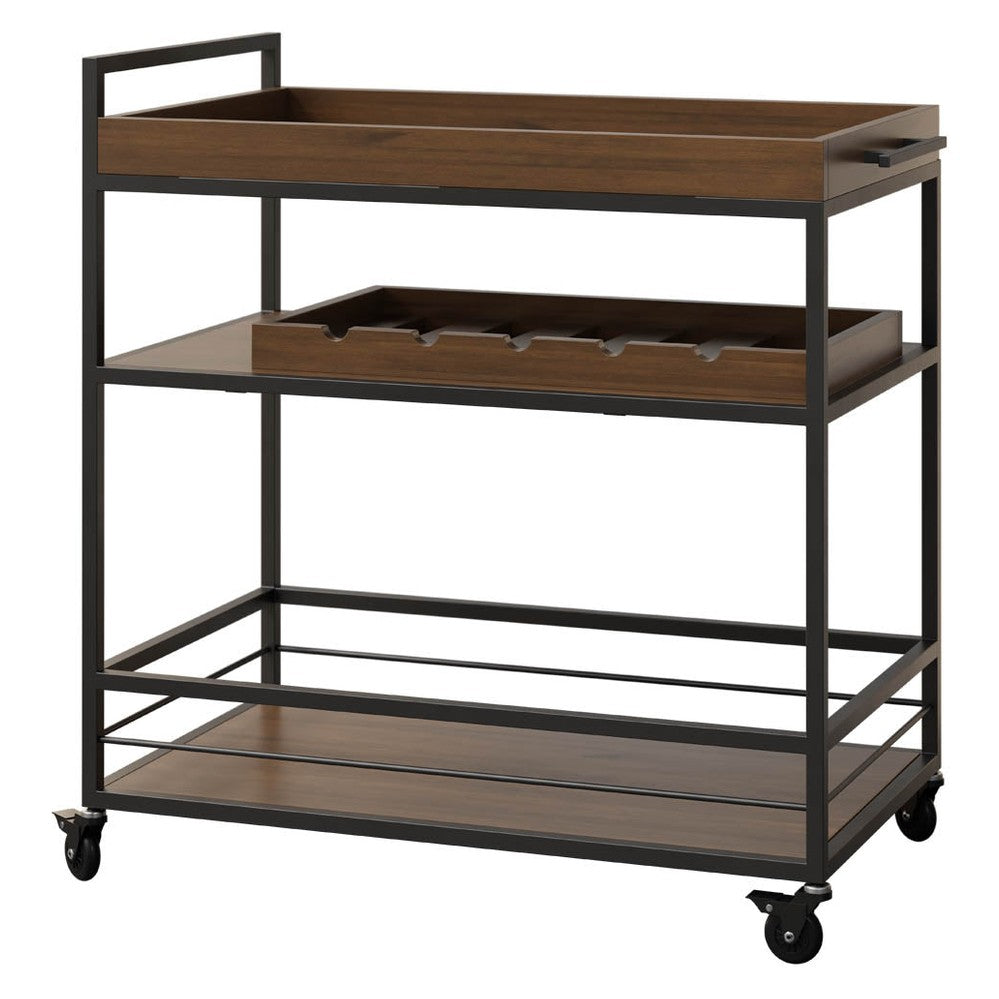 Fresno Wine Serving Cart