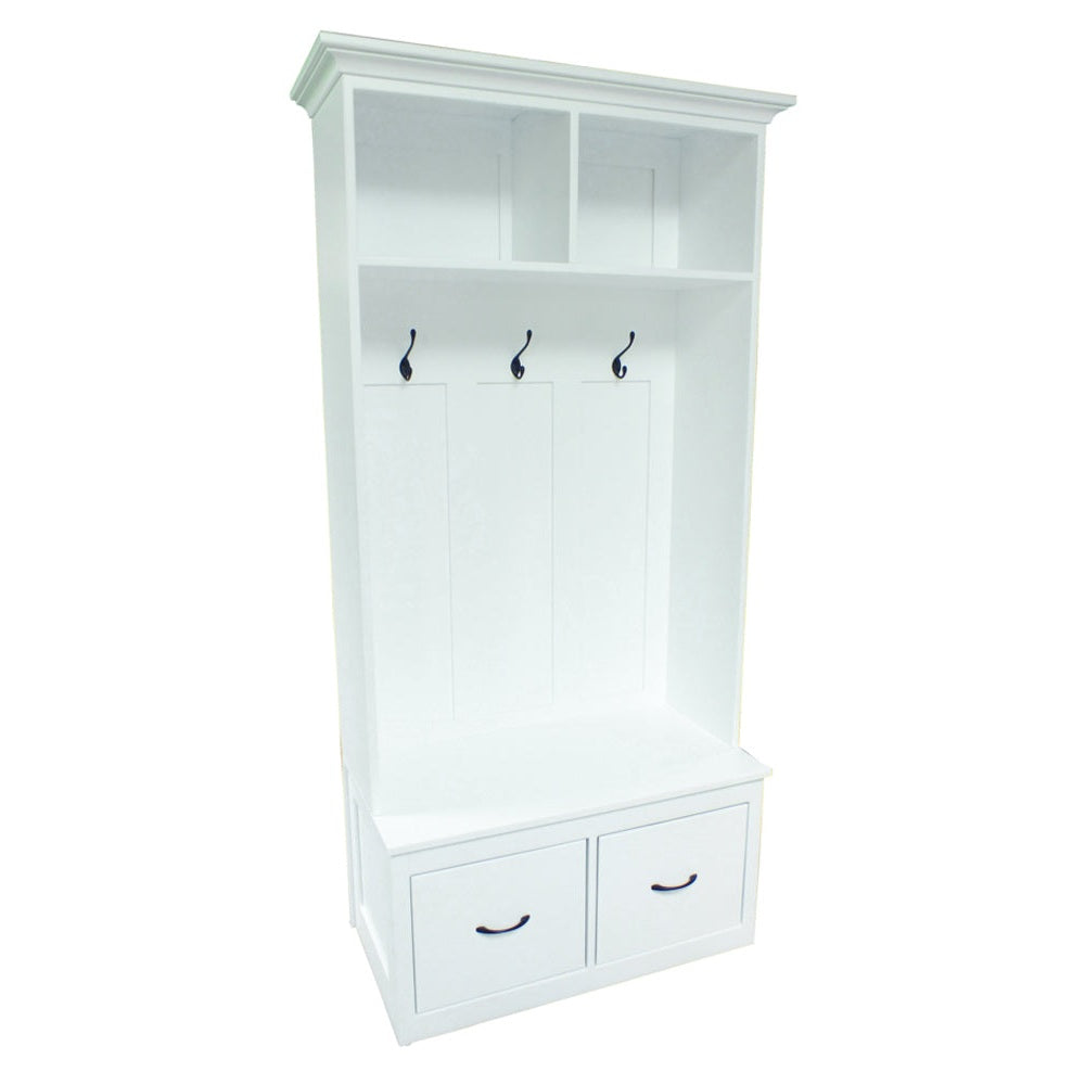 Hall Seat With Cubby Top