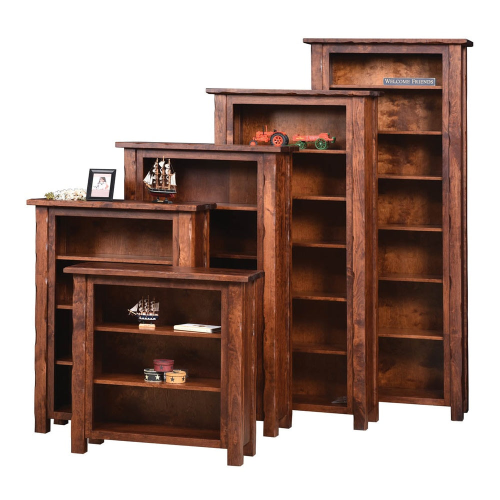Hand Hewn Bookcases