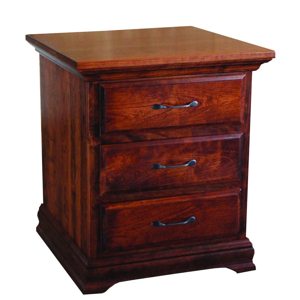 Hidden Treasures 3 Drawer Nightstand