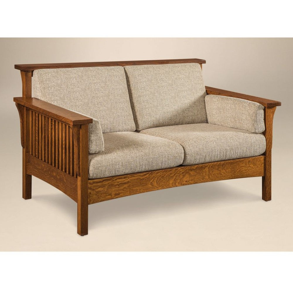 Highback Slat Loveseat
