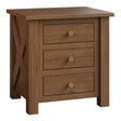 Highlander 3 Drawer Nightstand