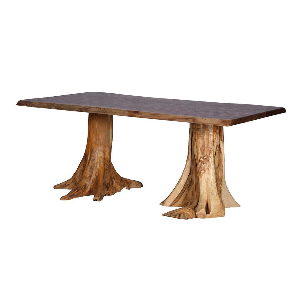 Live Edge Double Stump Table