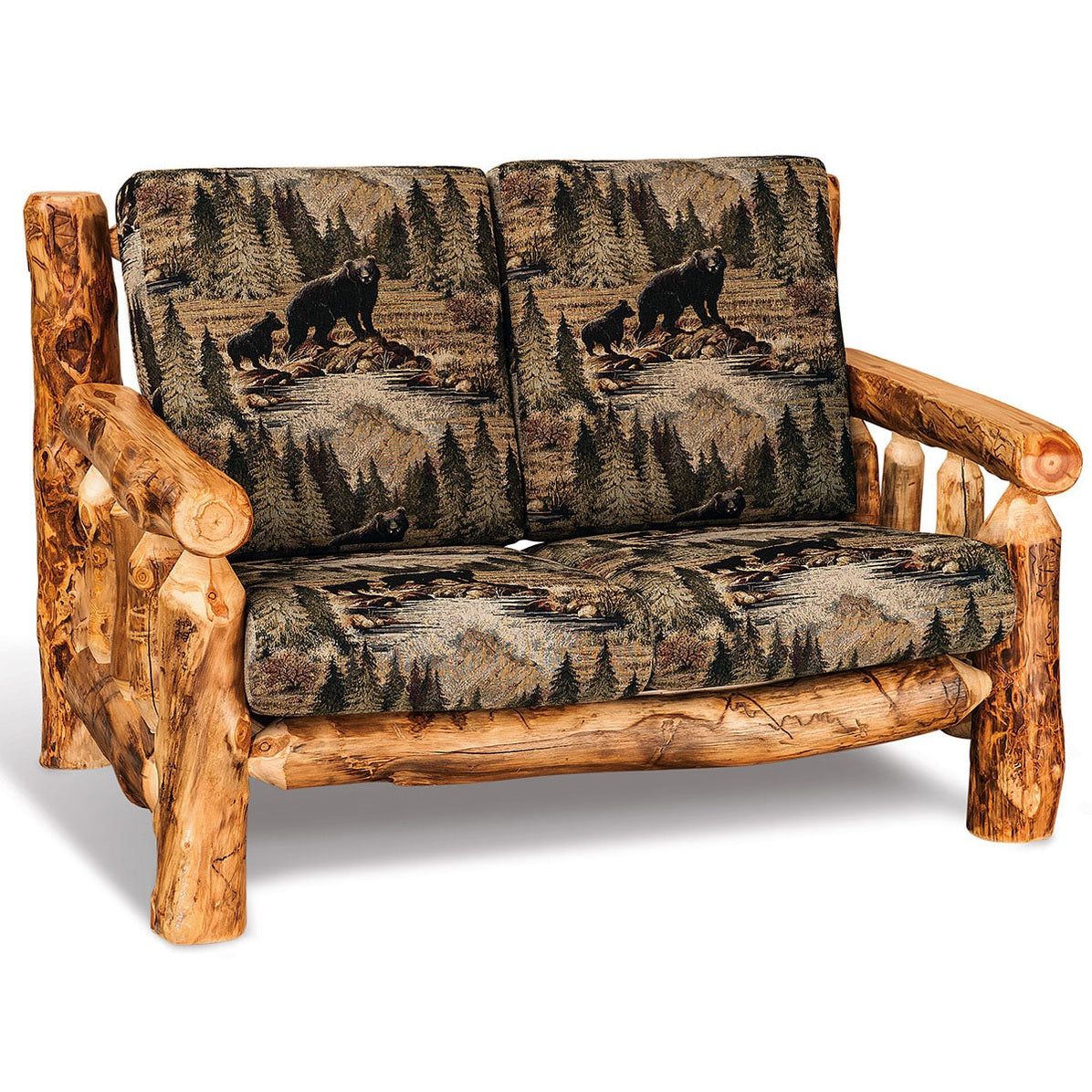 Loveseat with Bradley Fabric