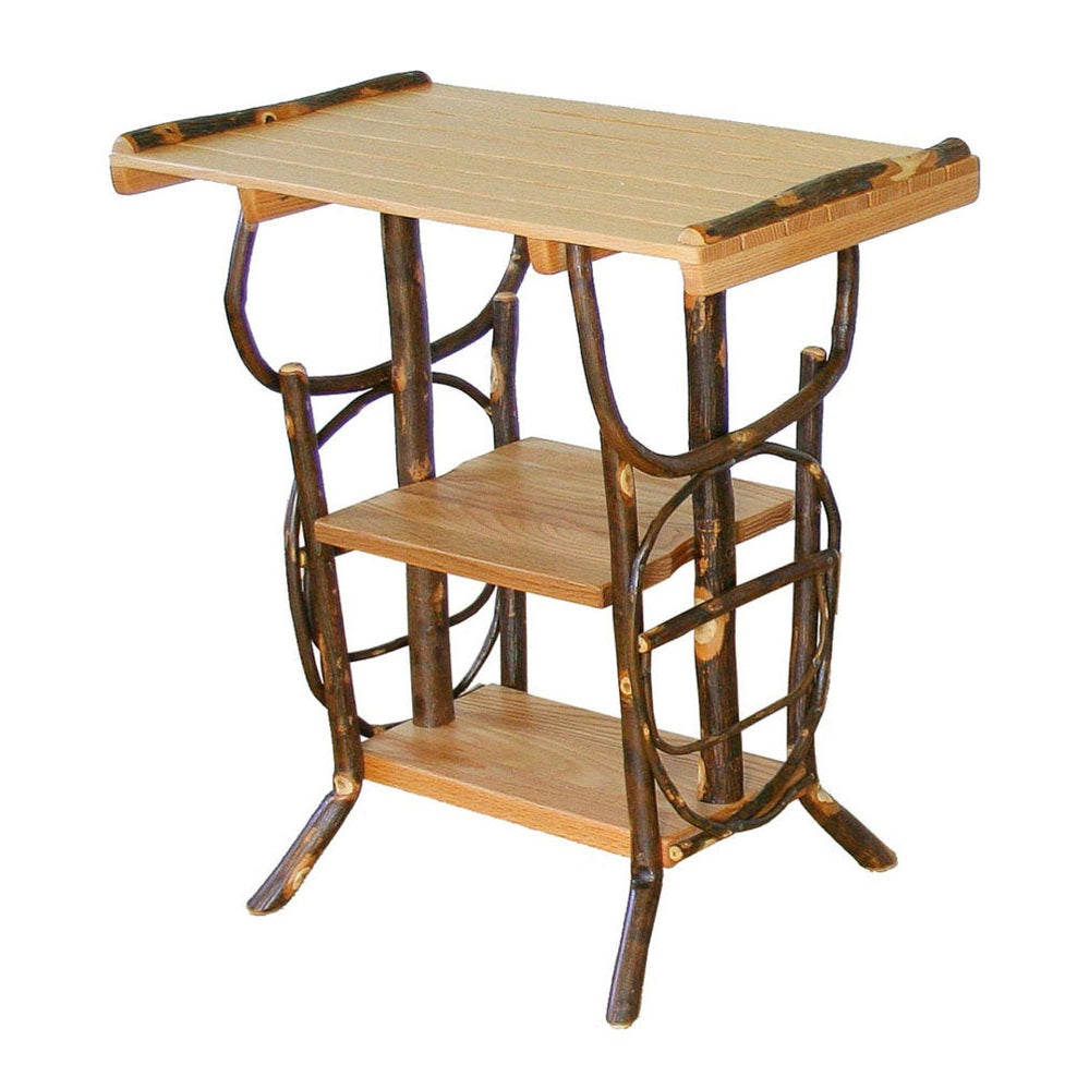 Magazine Stand With Shelf