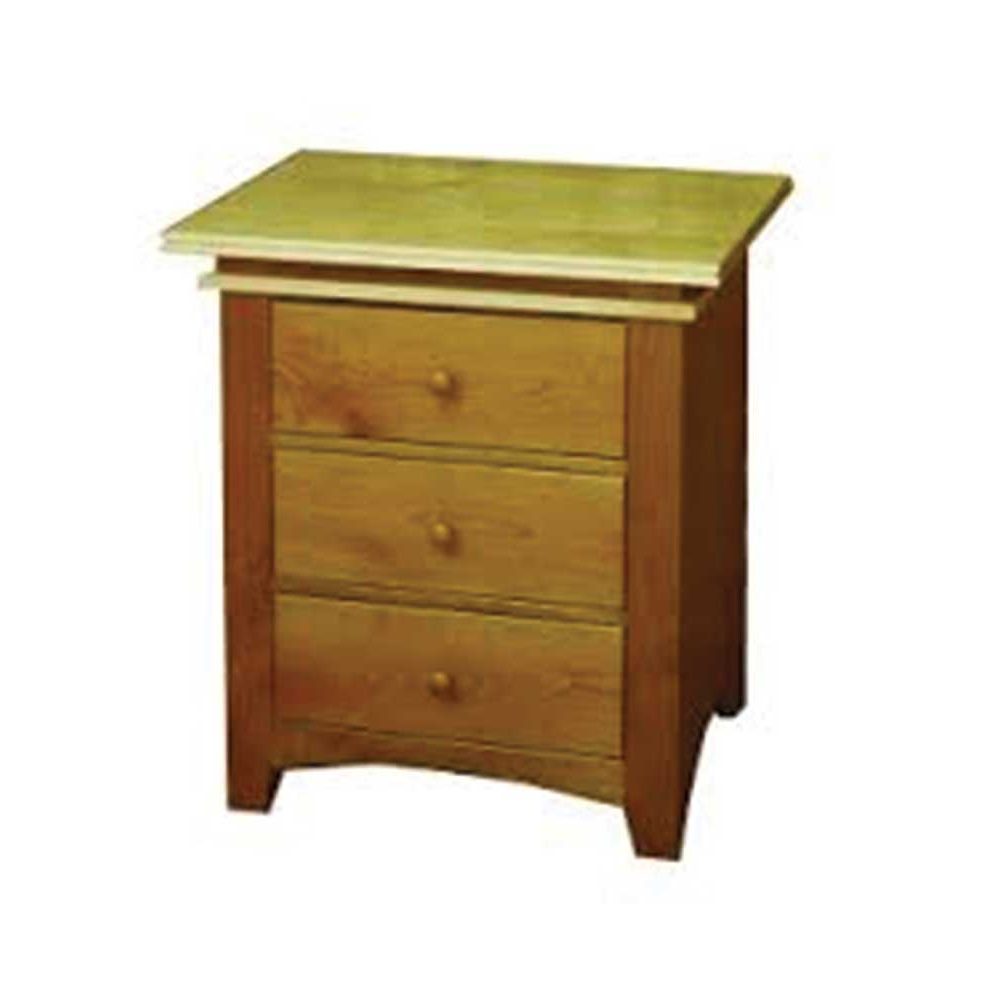 Maple Creek 3-Drawer Nightstand