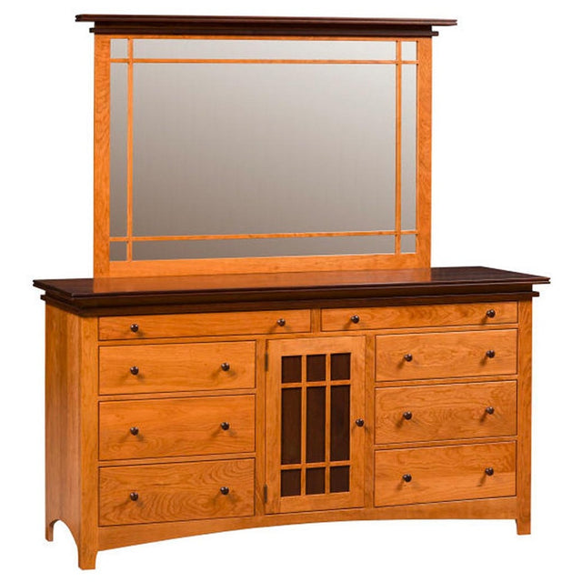 Maple Creek Triple Dresser with Tray
