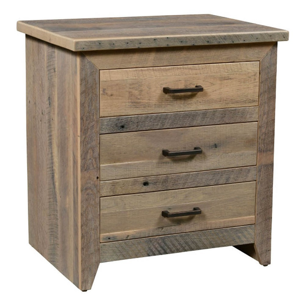 Midland 3-Drawer Nightstand