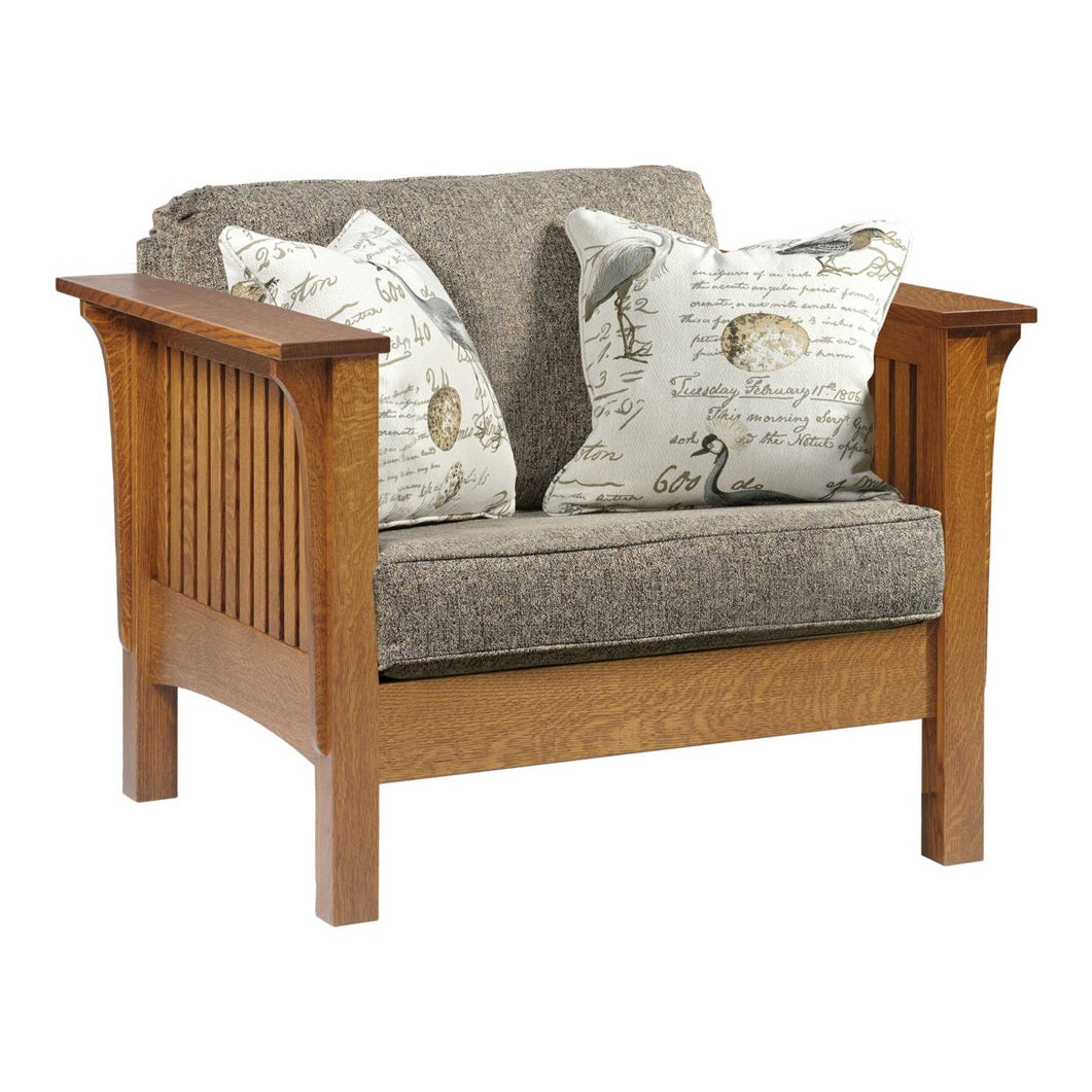 Mission Chair With Reversible Cushions