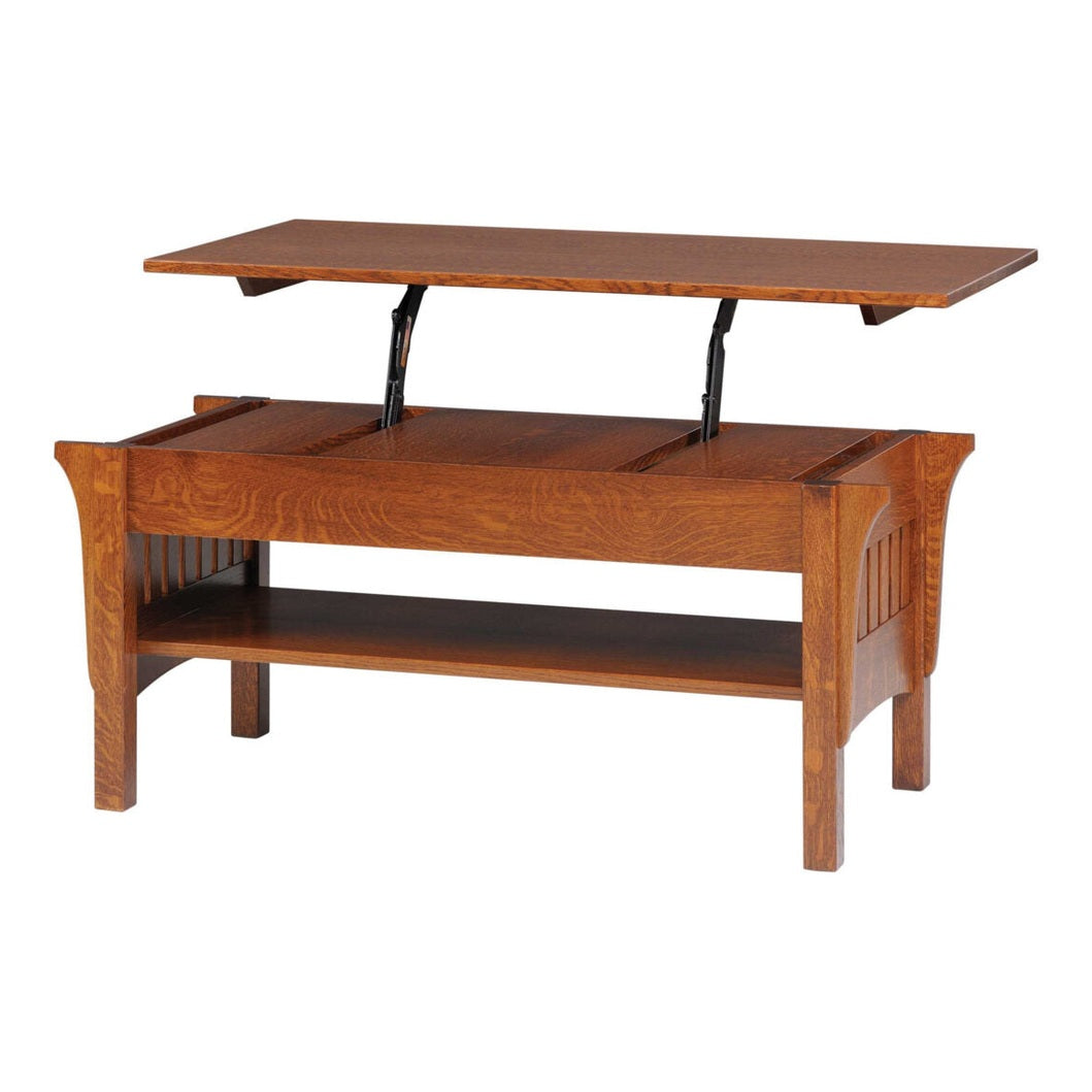 Mission Coffee Table With Lift Top