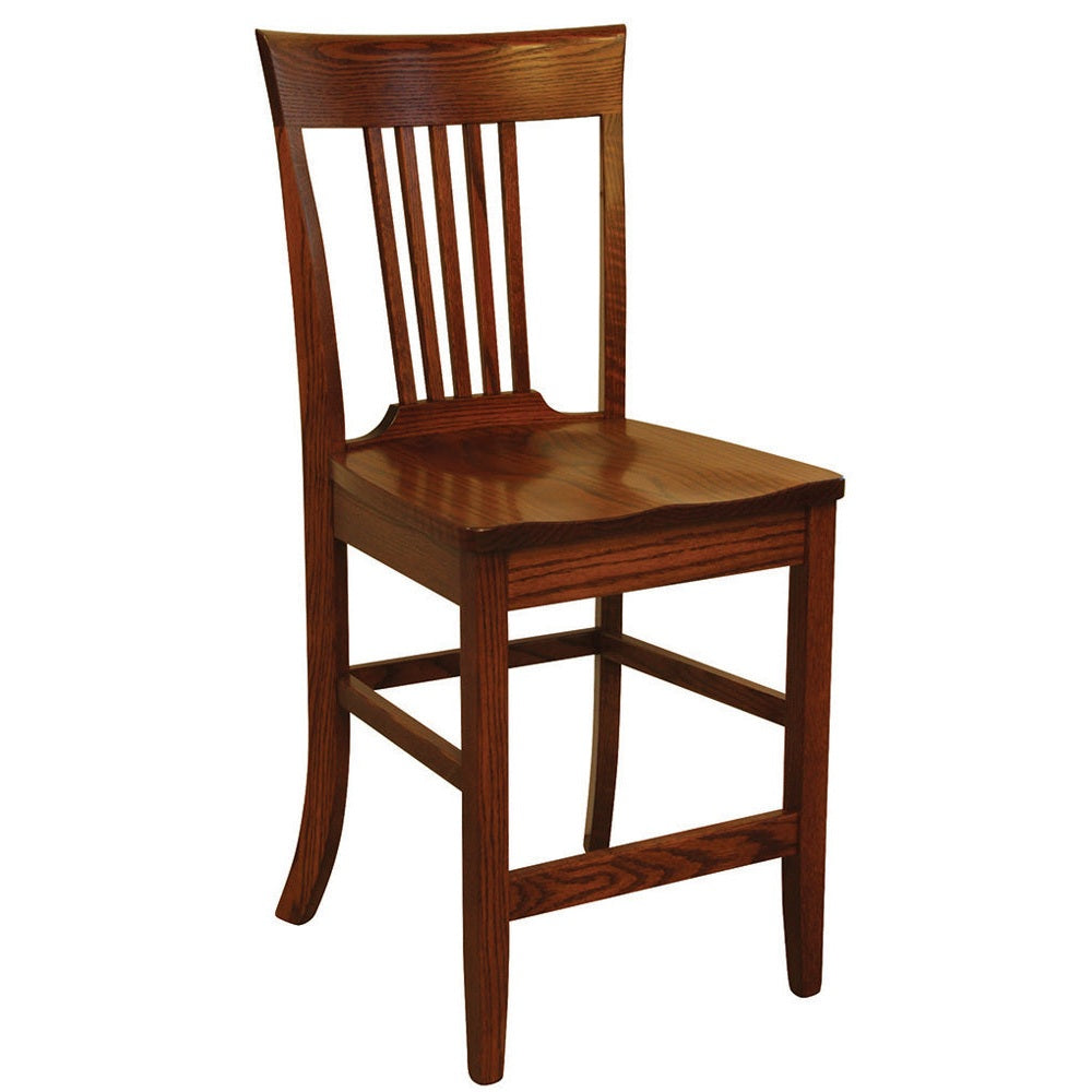 OW Shaker 5 Slat 24" Bar Chair