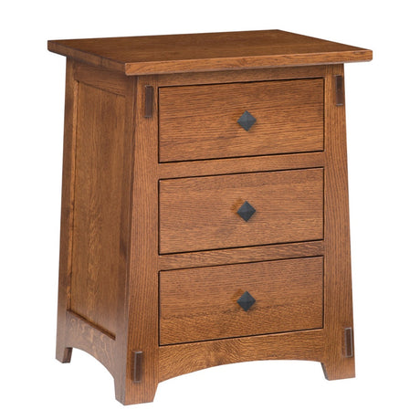 Olde Shaker 3 Drawer Nightstand