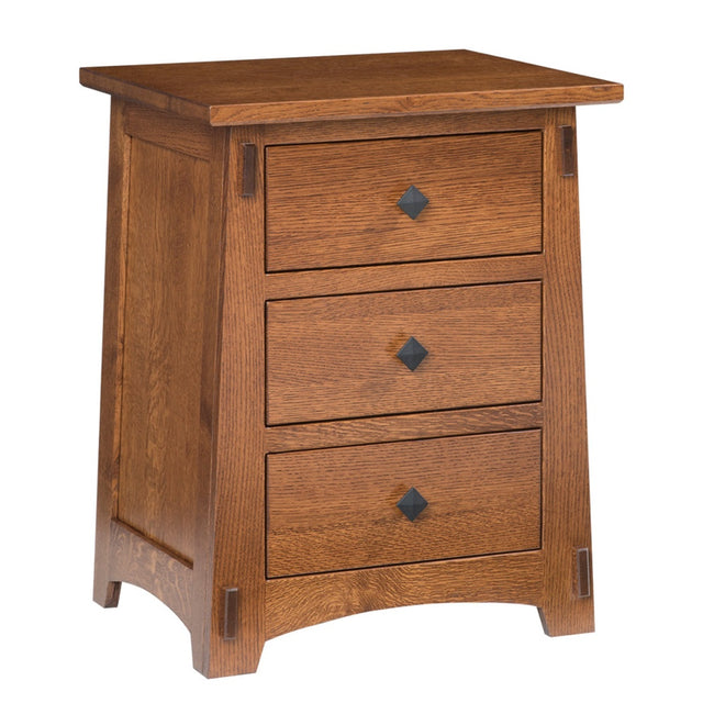 Olde Shaker 3 Drawer Nightstand