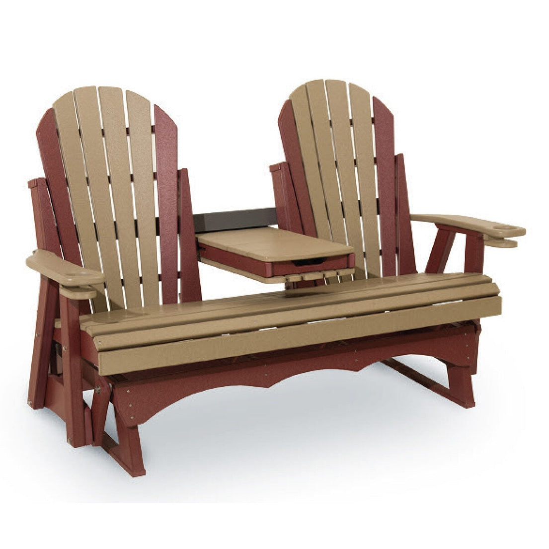 5' Adirondack Glider With Console