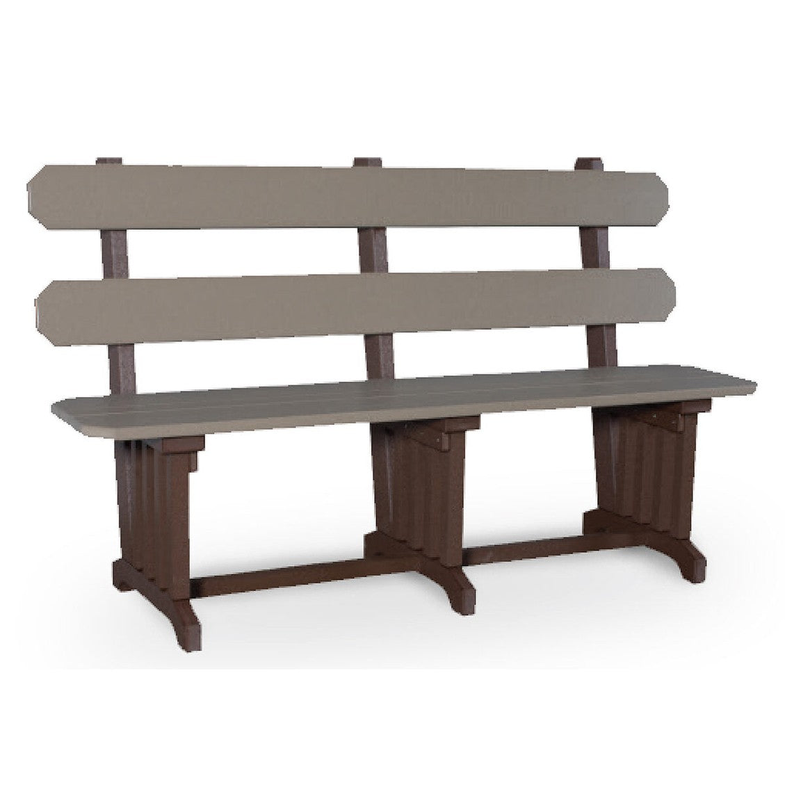 Mission Dining Benches With Back