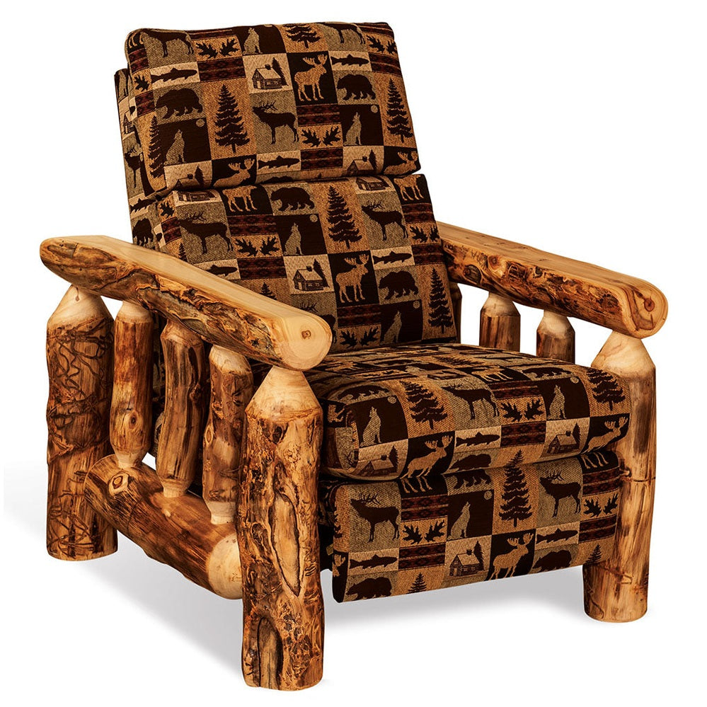 Recliner with Mealey Fabric