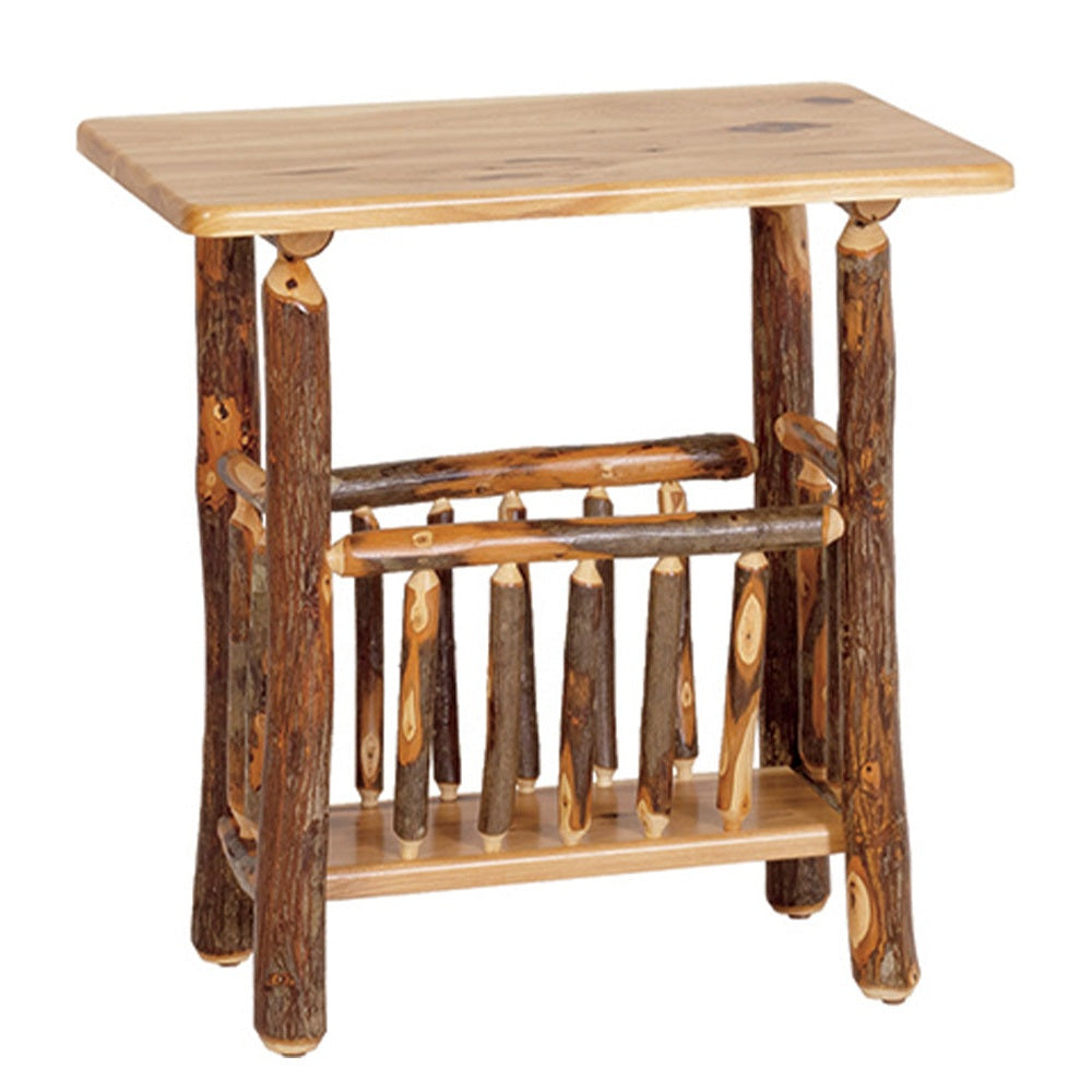 Rectangular Magazine End Table