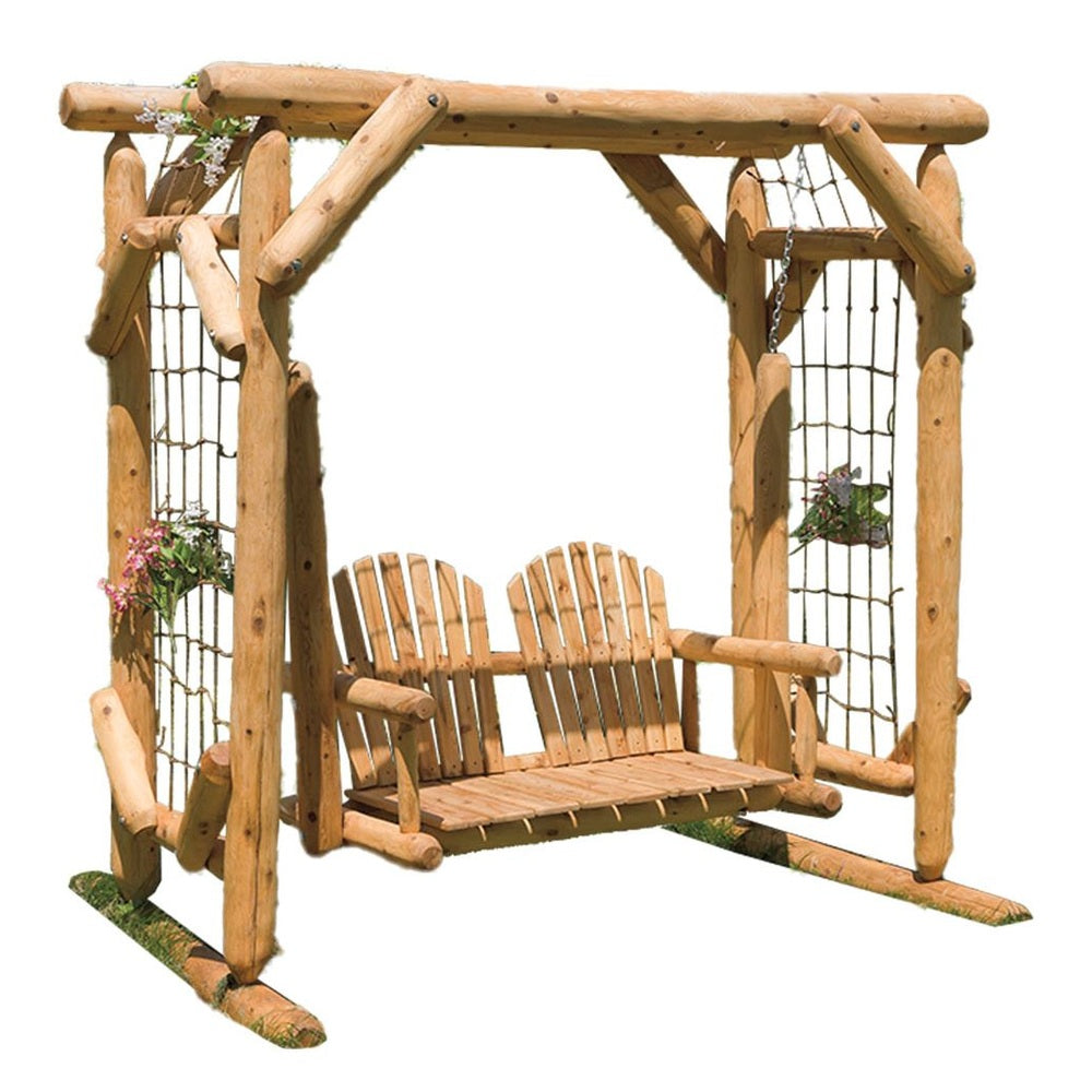 Rose Arbor With Swing
