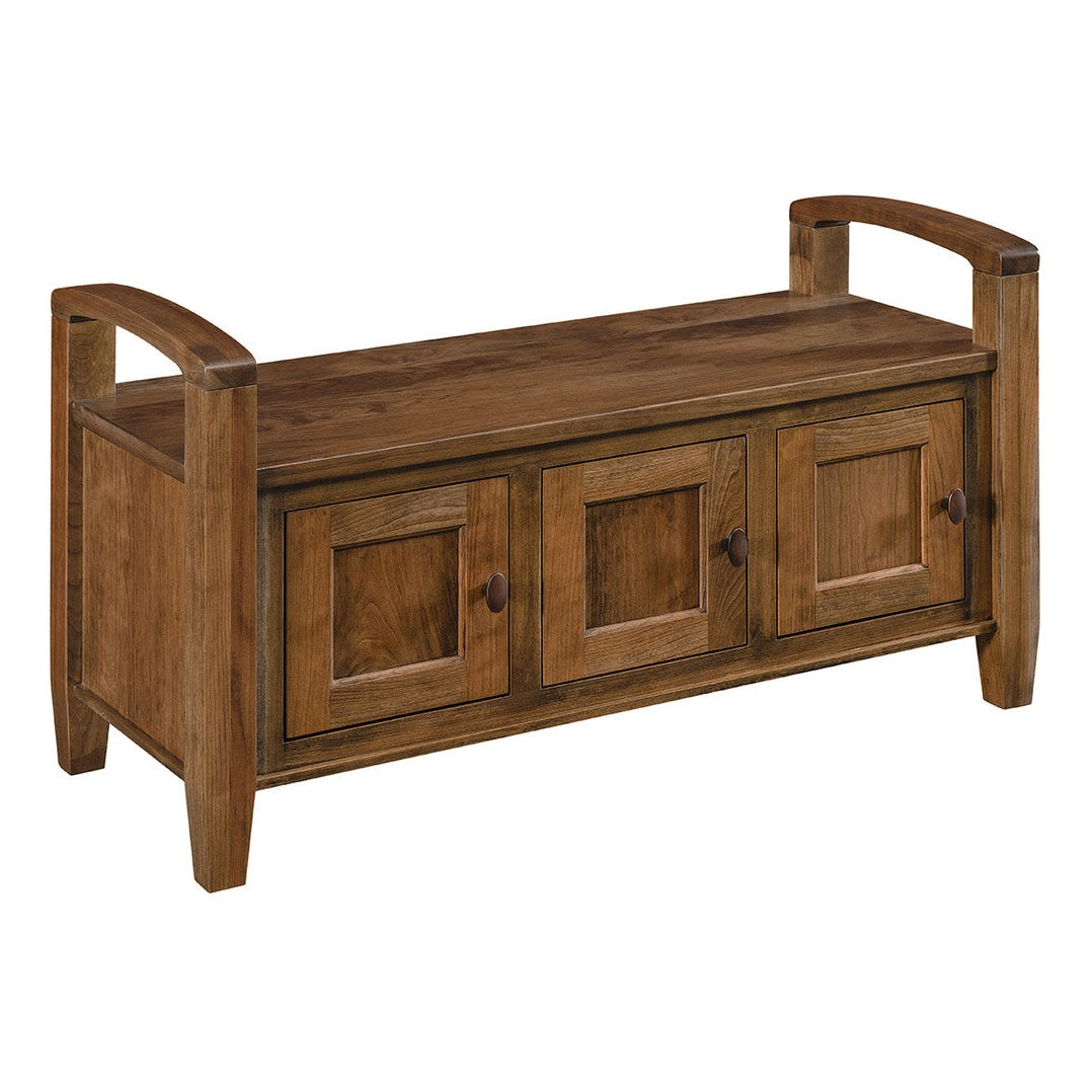 Rosemont Hall Bench - With Doors