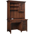 Sante Fe Single Pedestal Desk With Hutch