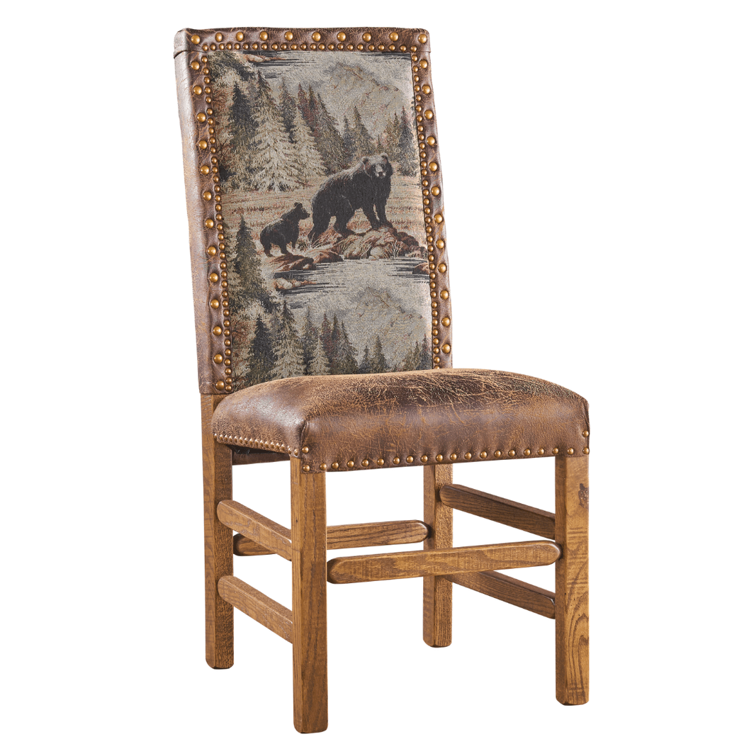 Barnwood Fully Upholstered Dining Chair