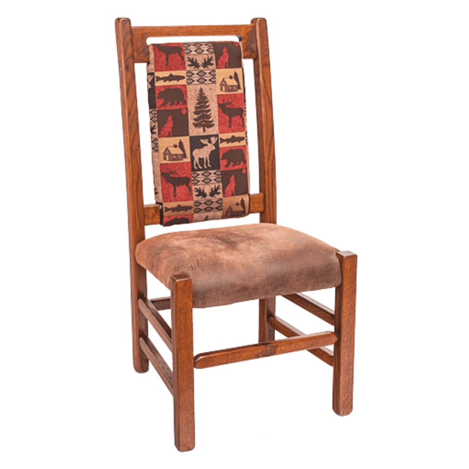 Black Walnut Upholstered Dining Chair