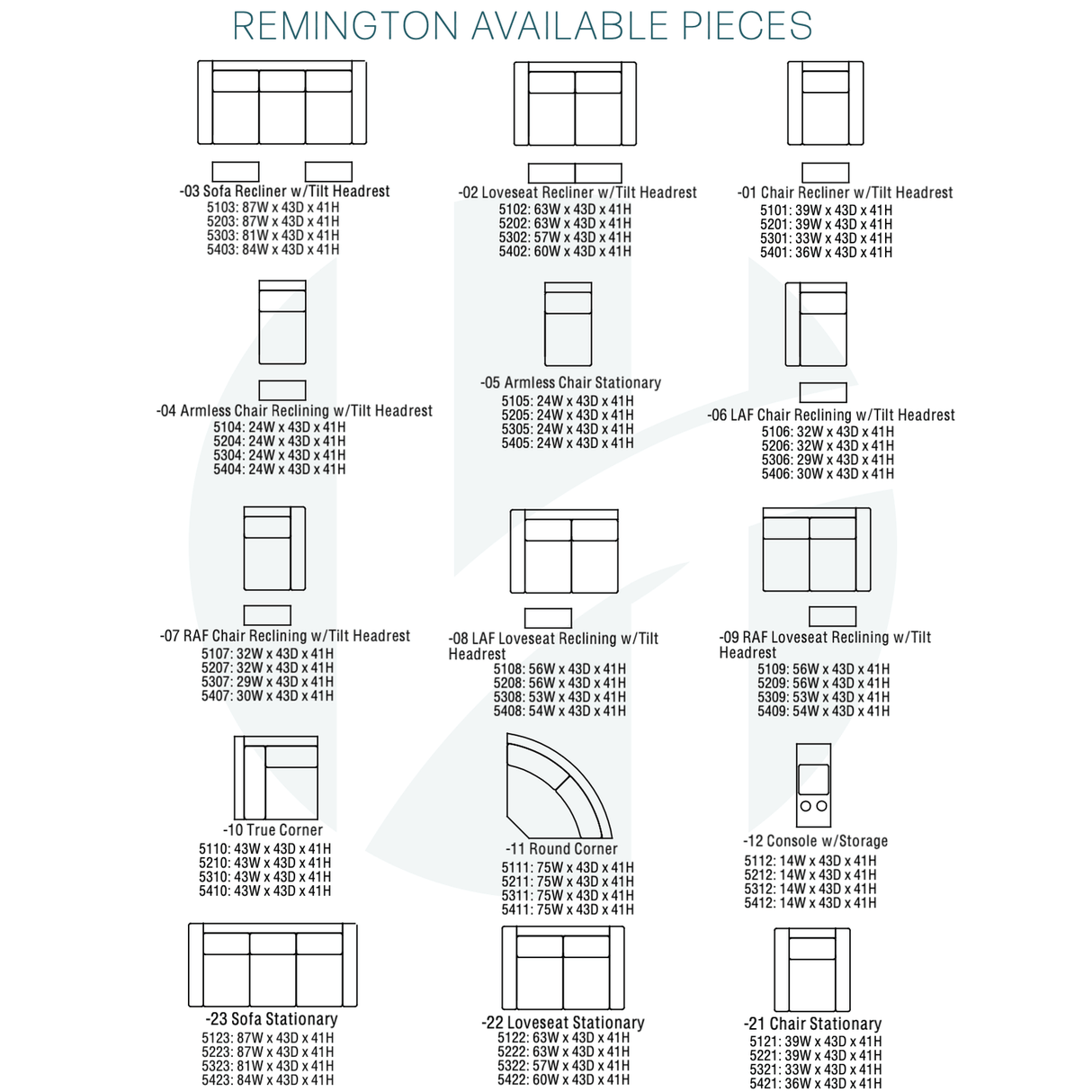 Remington Sectional Sofa