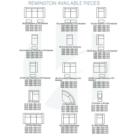Remington Sectional Sofa