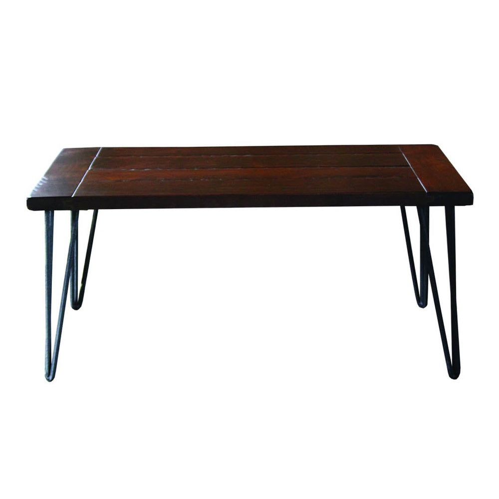 Seneca Coffee Table with Iron Leg