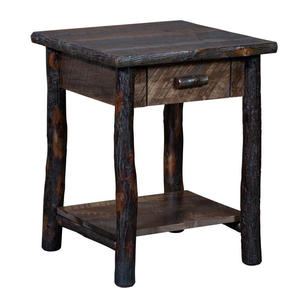 Settlers End Table With Drawer