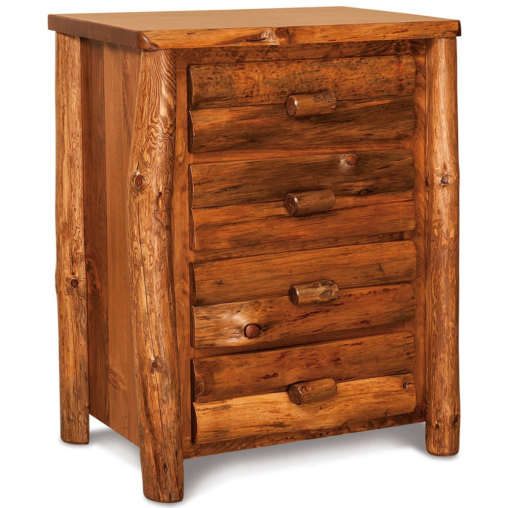 Small 4 Drawer Chest - Rustic Pine