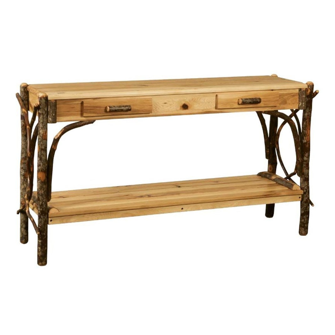 Sofa Table With Solid Top And Drawers