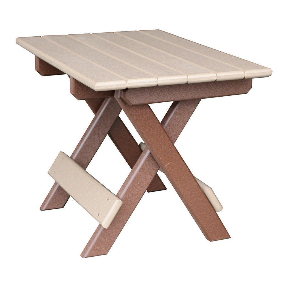 Square Folding End Table