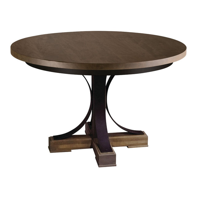 Studio Round Dining Table with Pedestal Base