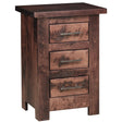 Tioga 3 Drawer Small Nightstand