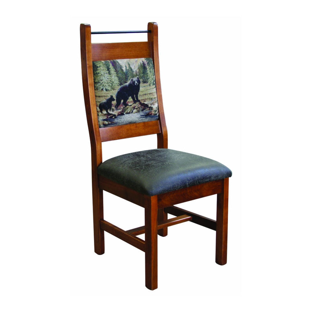 Tony Side Chair 24" w/ Iron Bar