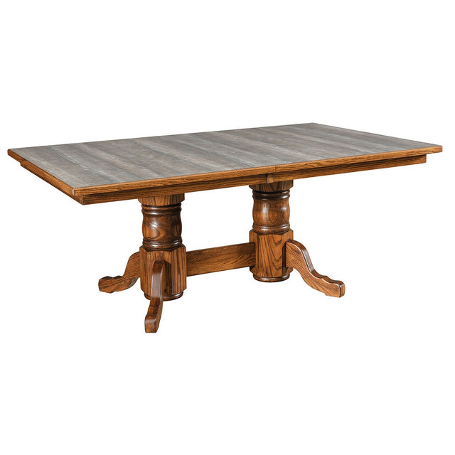 Traditional Double Pedestal Table