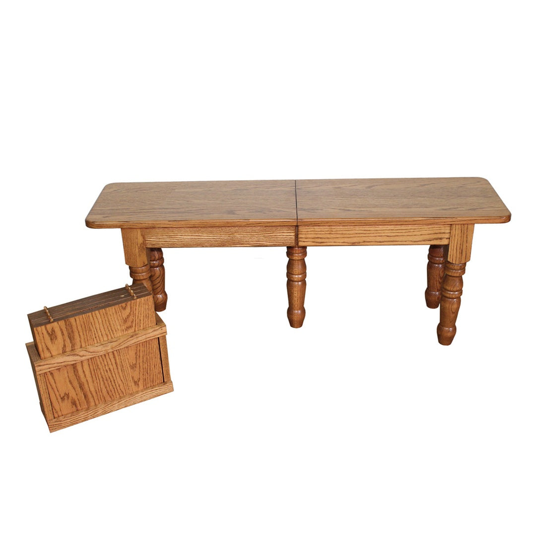 Turned Leg Extend-A-Bench