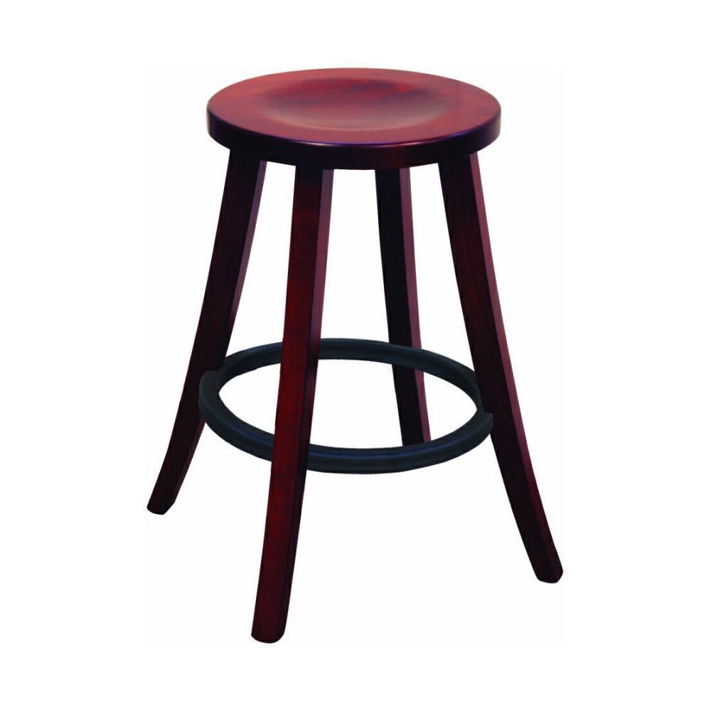 Turnstone 24" Stationary Bar Stool with Metal Ring