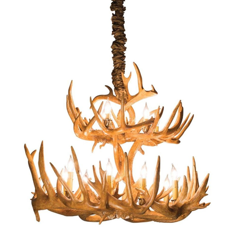 Two Tier Antler Chandelier