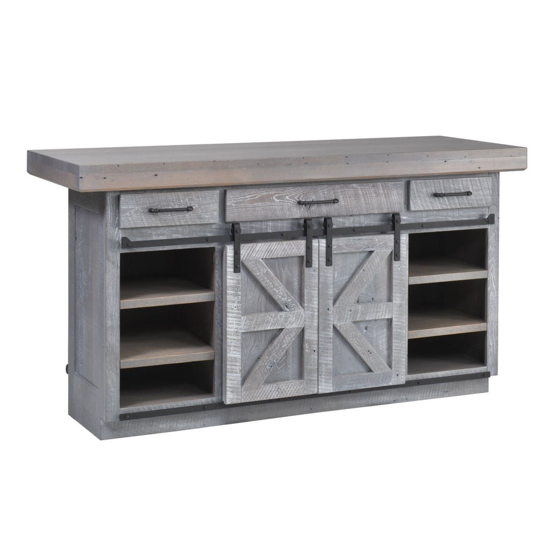 Urban Bar with Barn Doors