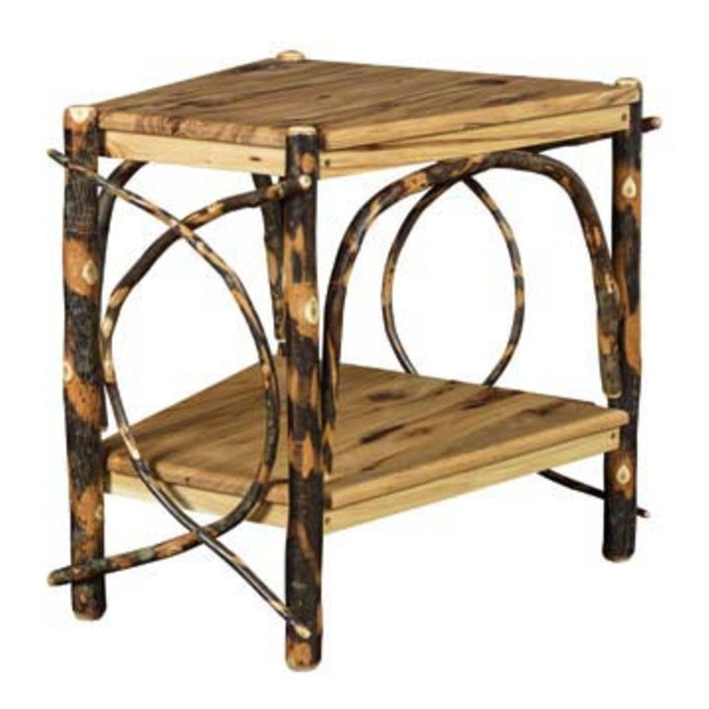 Wedge Shaped End Table