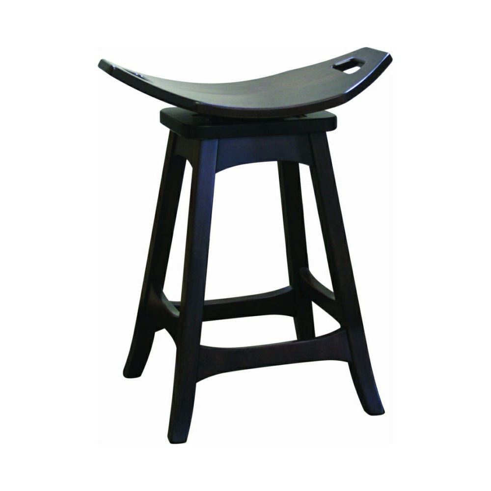 Weston Saddle 24" Swivel Bar Stool