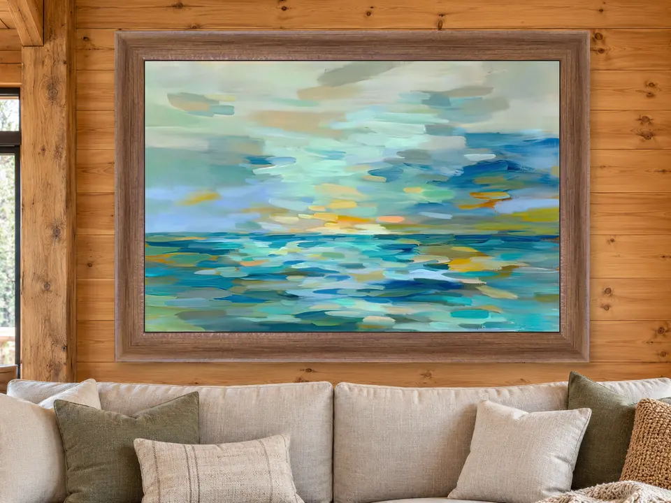 Silent Legacy Landscape Framed Wall Art framed on a wall