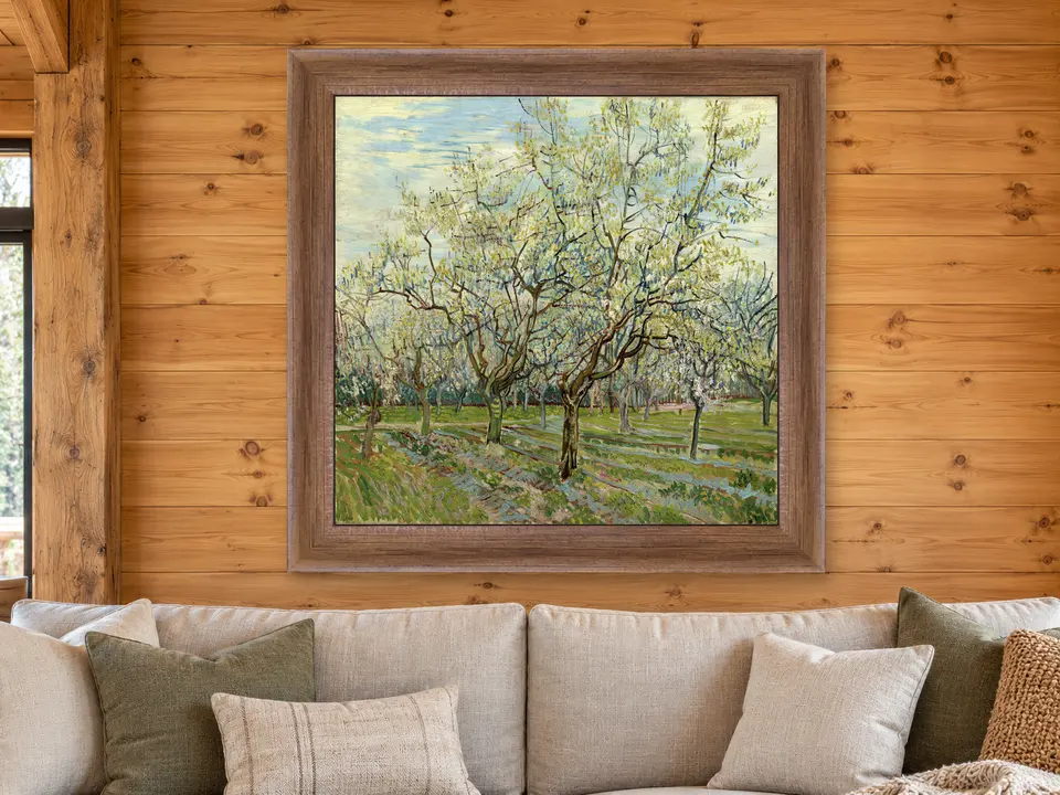 Still Comfort Landscape Framed Wall Art framed on a wall
