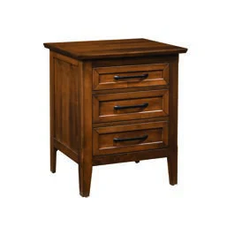 Glenwood Three Drawer Nightstand