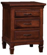 Irvington Three Drawer Nightstand